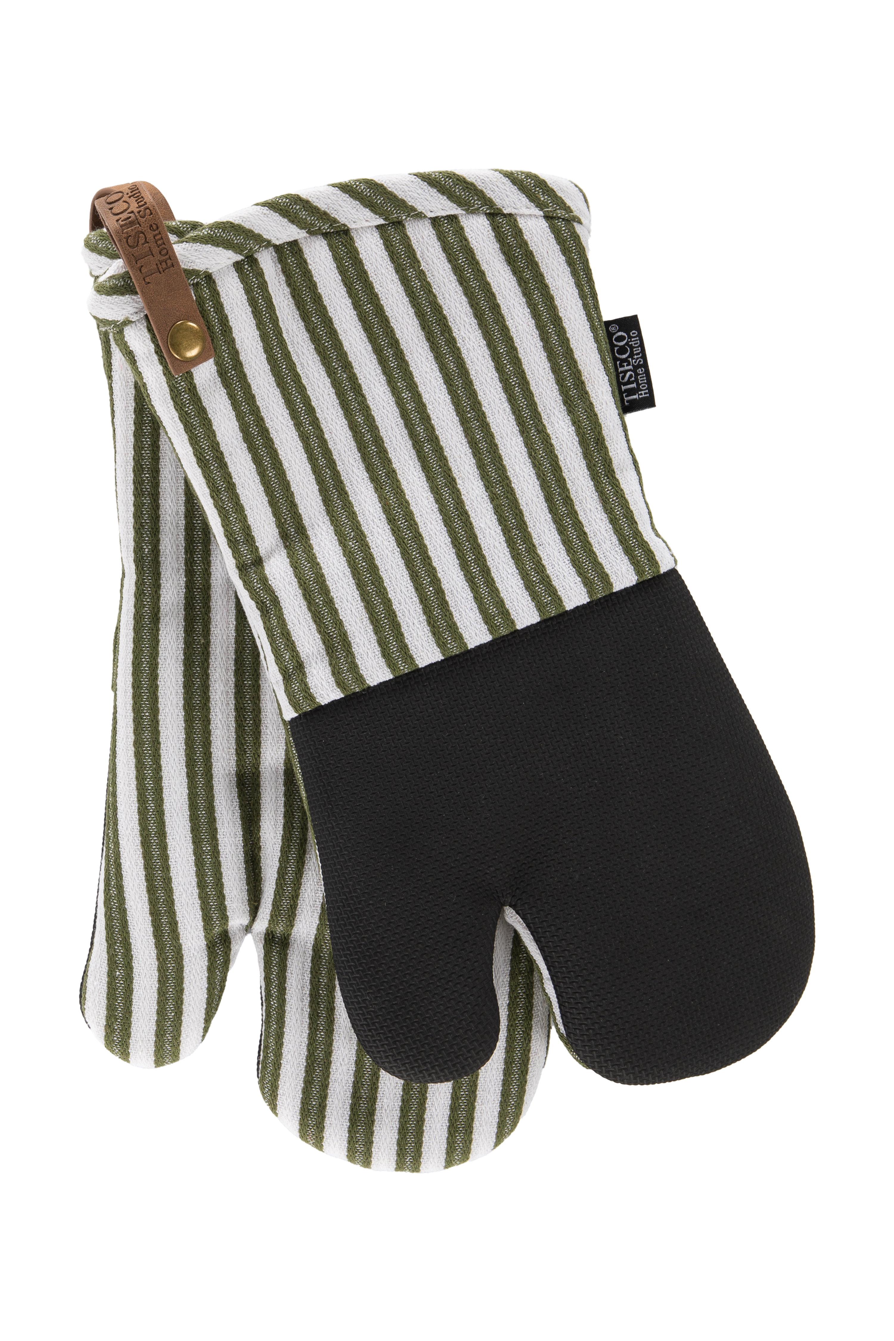 Oven glove YINTE - SET/2 - 17x33 cm, greenolive