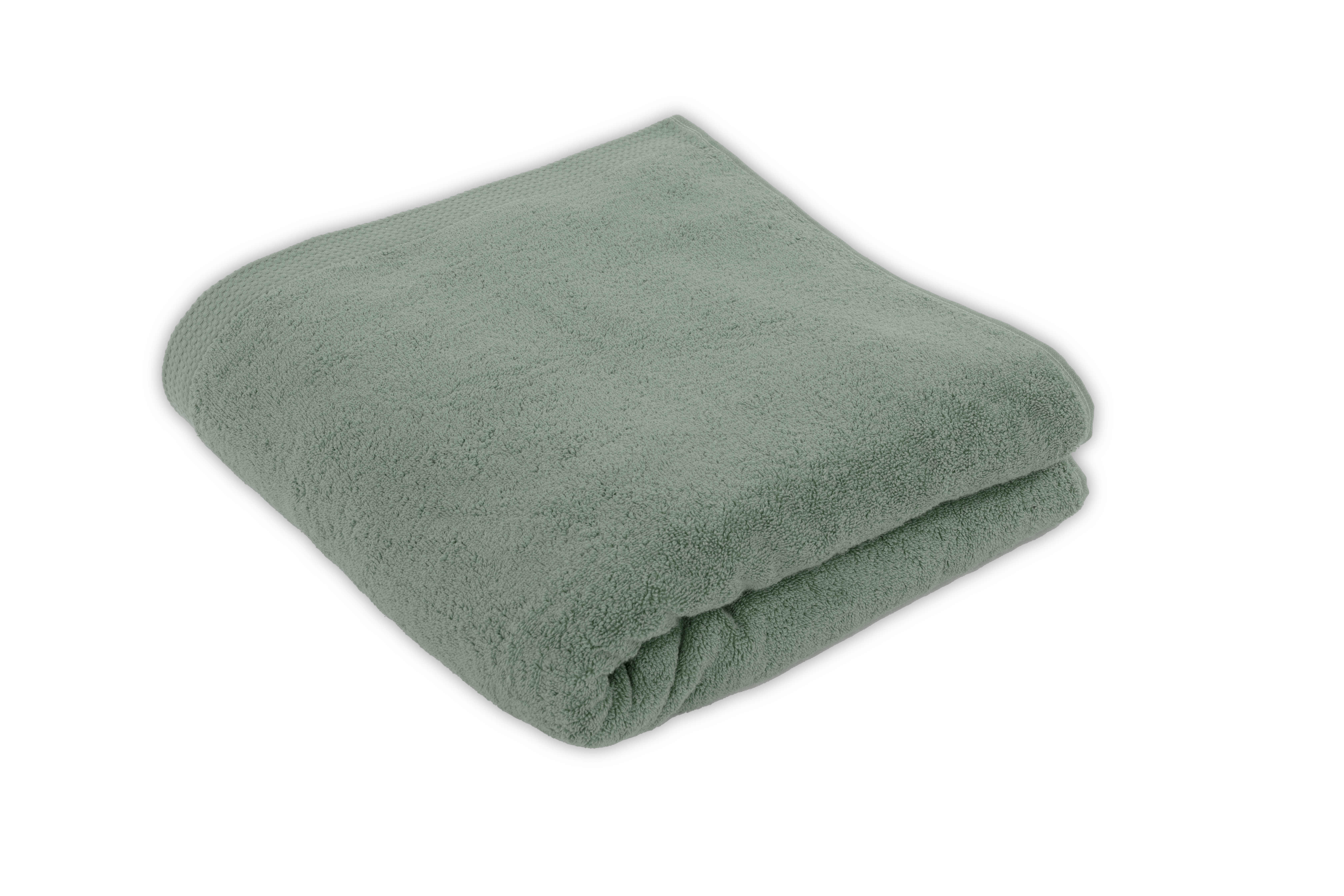 Shower towel DELUX 100x150cm, stone green
