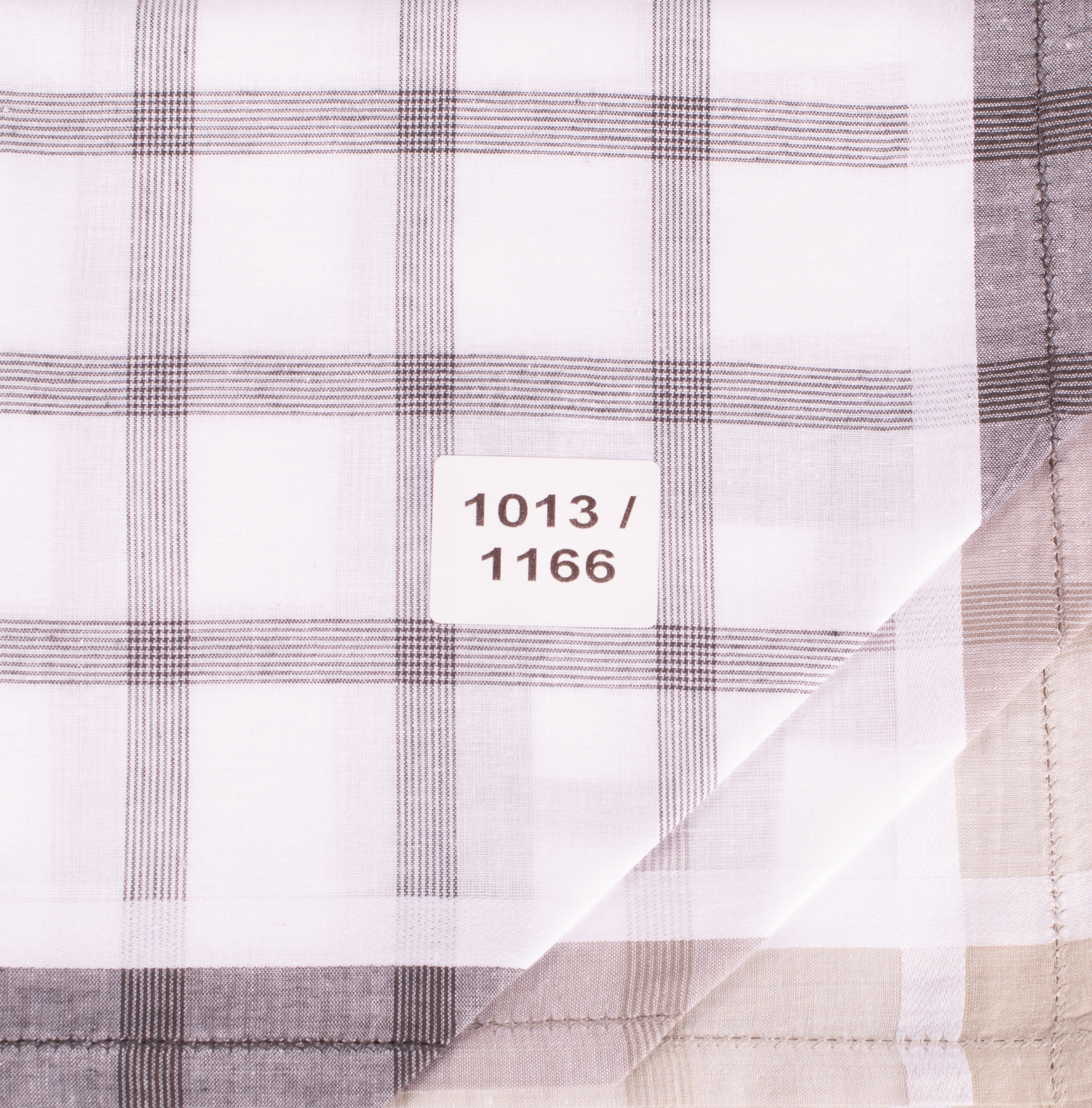 Handkerchief men hemstitching - CHECK 1166 - Vrac12