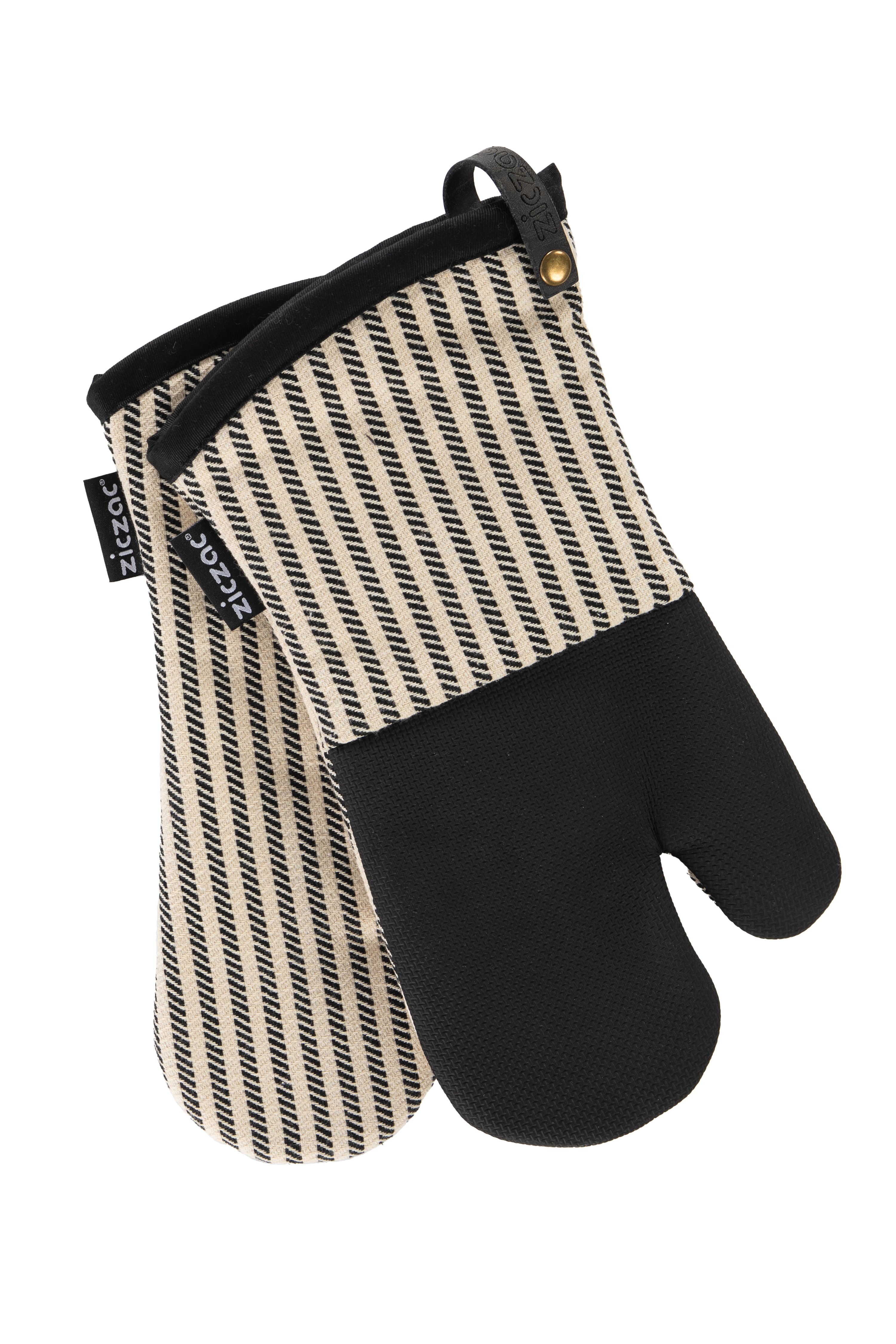 Gants de cuisine TOLEDO - SET/2 - 17x33 cm, noir