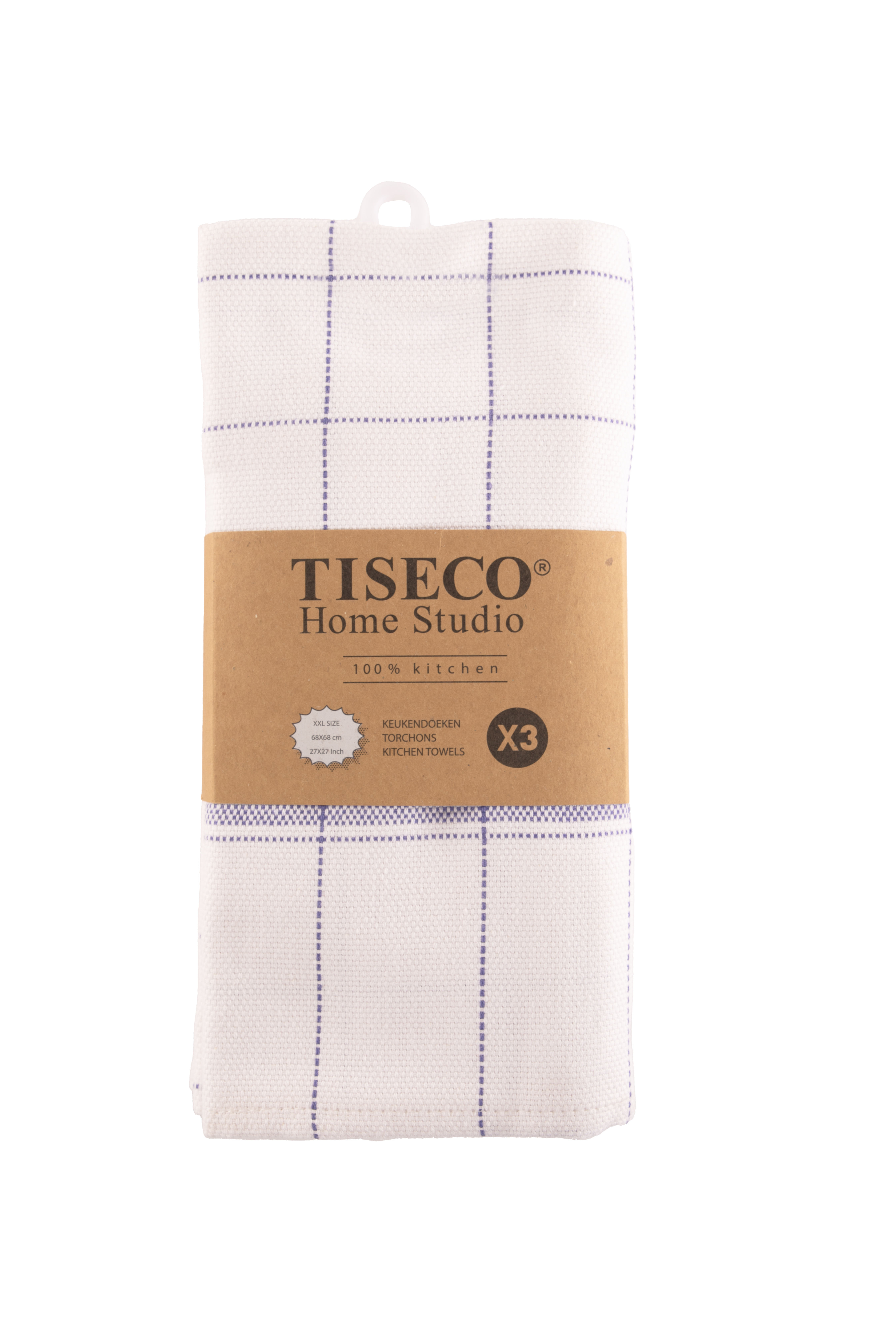 Kitchen towel PRO CHEF - SET/3 - 68x68 cm, blue