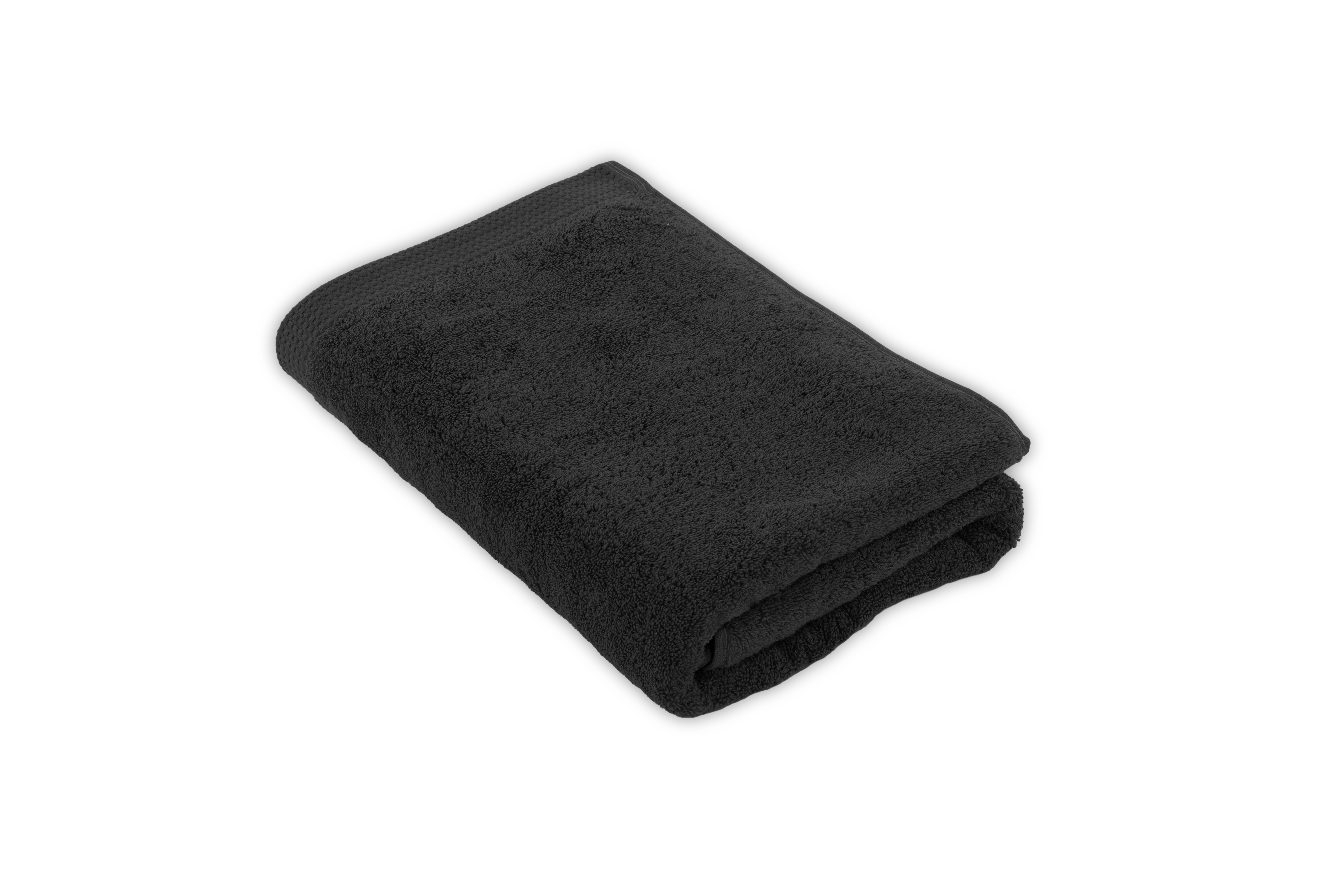 Bath sheet DELUX 70x140cm, black