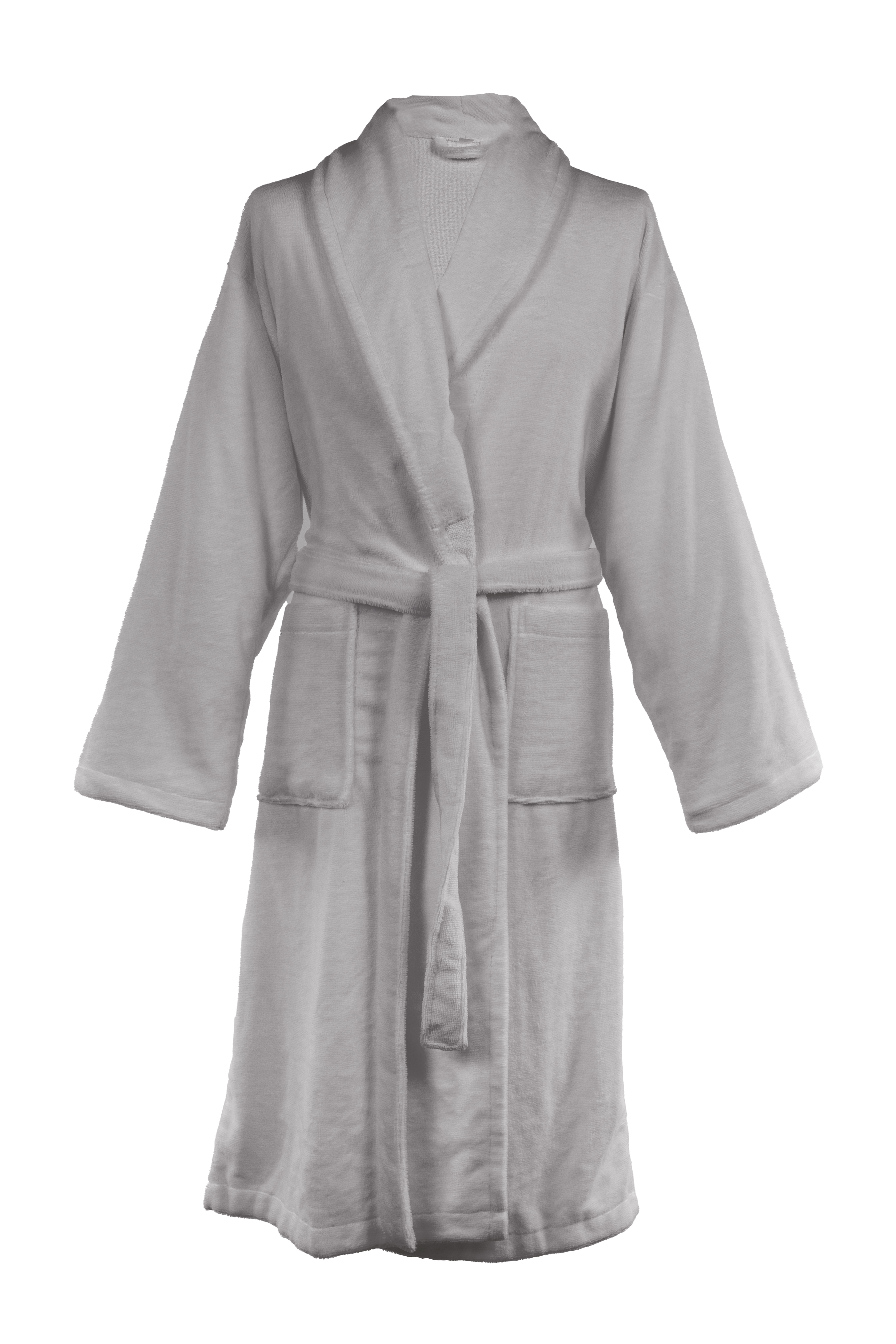 Bathrobe TRIGA - L/XL - unisex, radiant grey