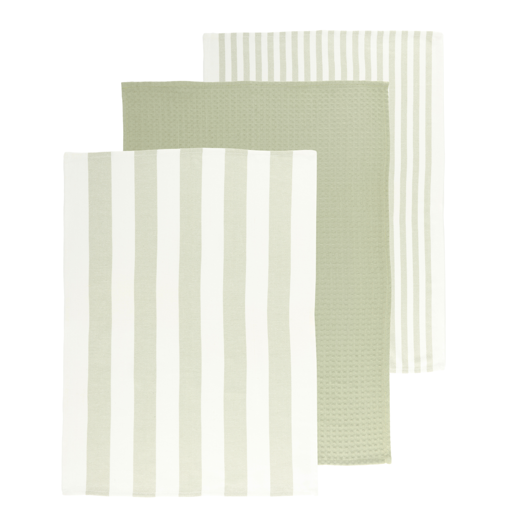 Kitchentowel MARRA - SET/3 - 51x74 cm, sea green