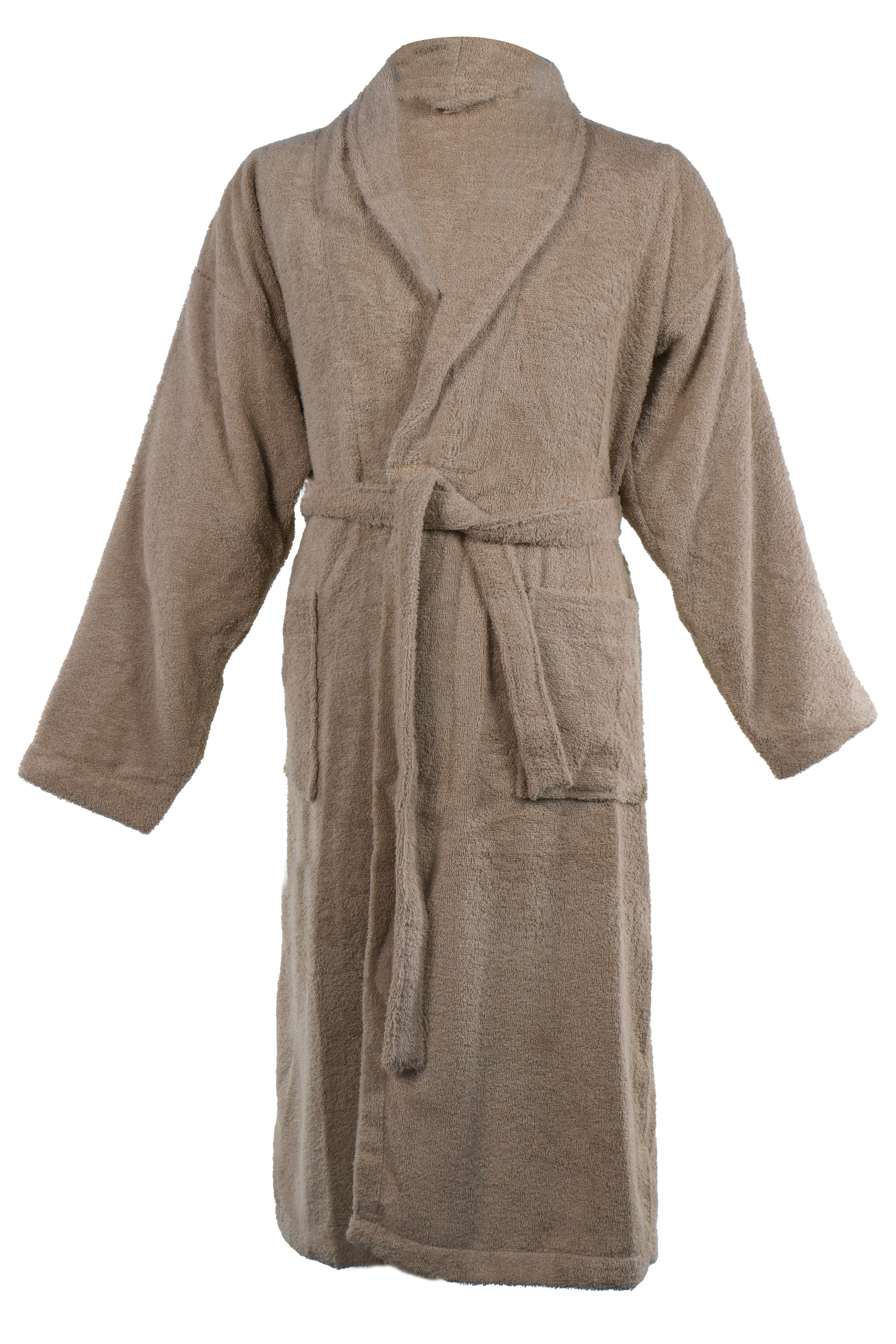 Bathrobe LINDU L/XL - dark taupe