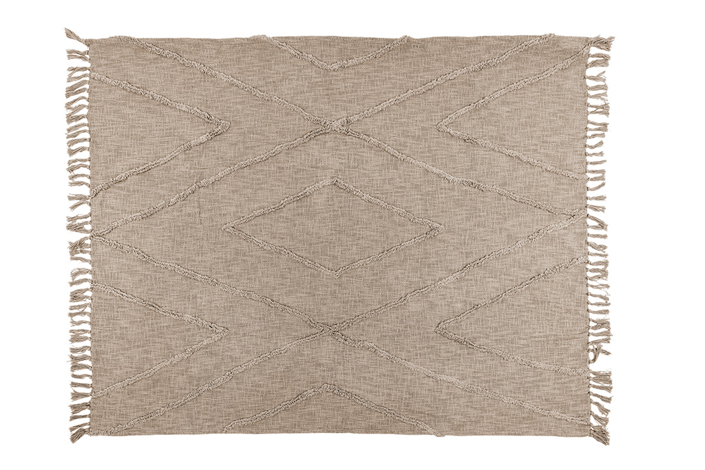 Throw SAHARA 130x160cm, taupe