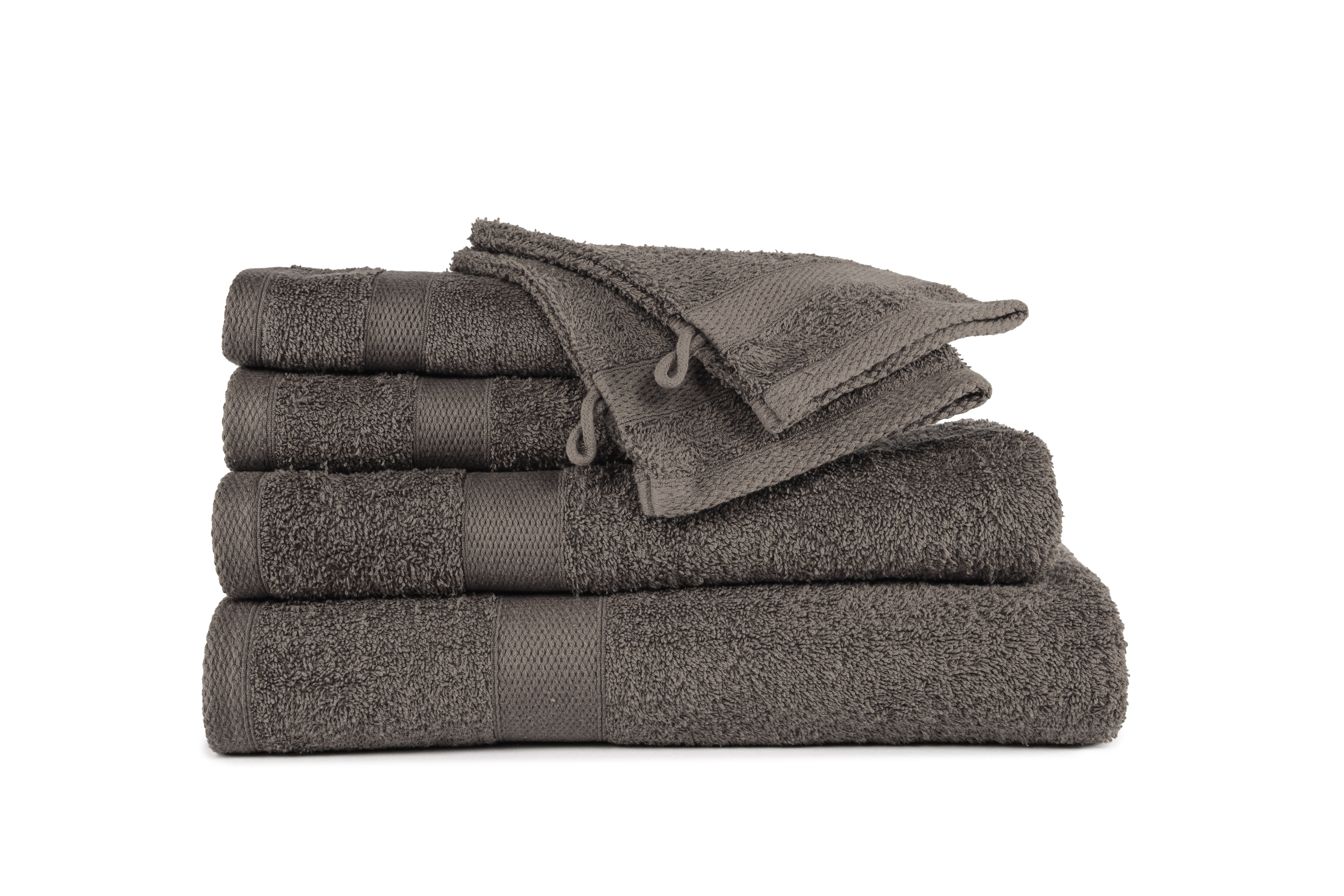 Shower towel 100x150cm, antracite grey