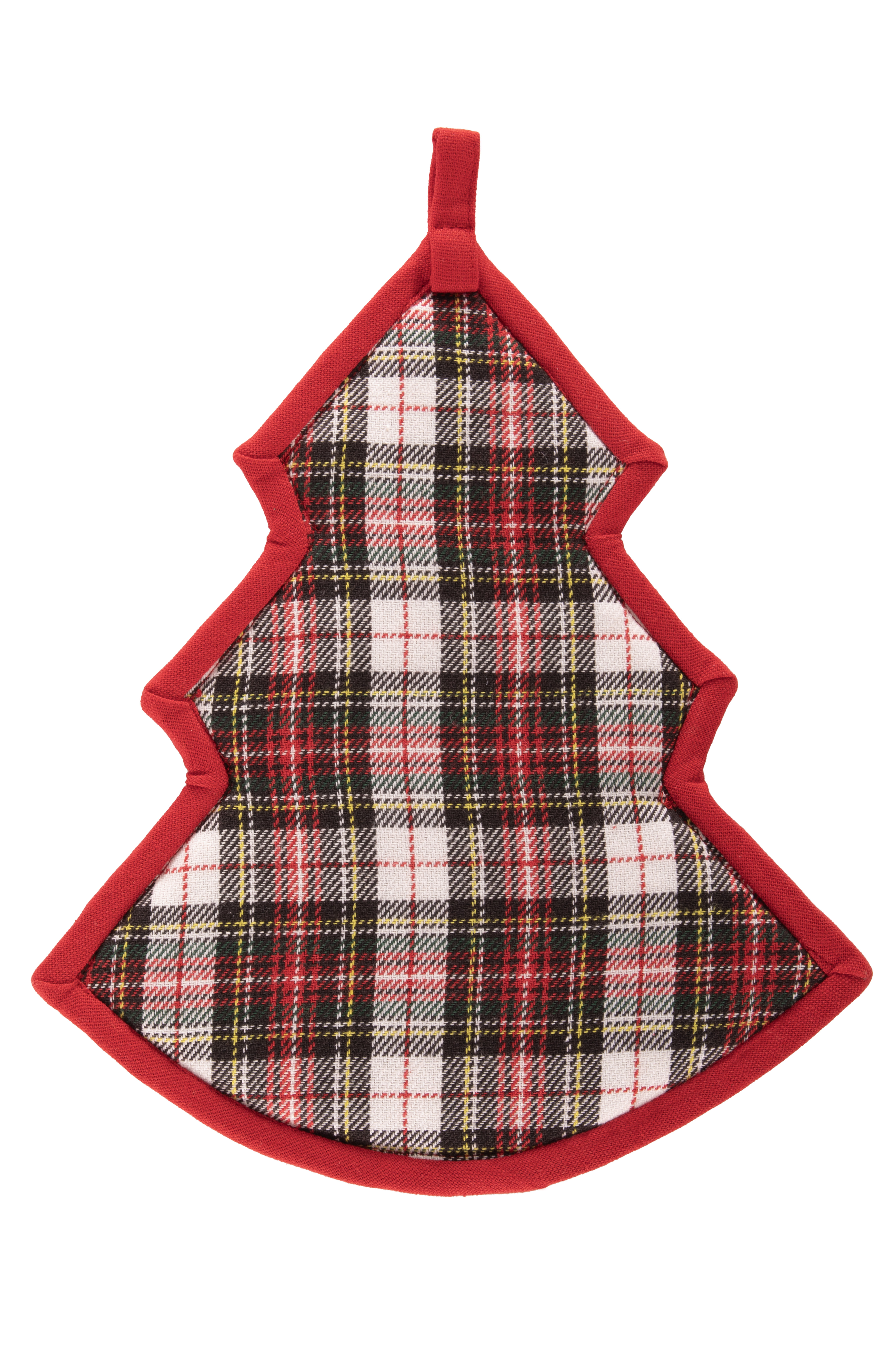 Pannenlap XMAS - kerst  - 23x30 cm, rood