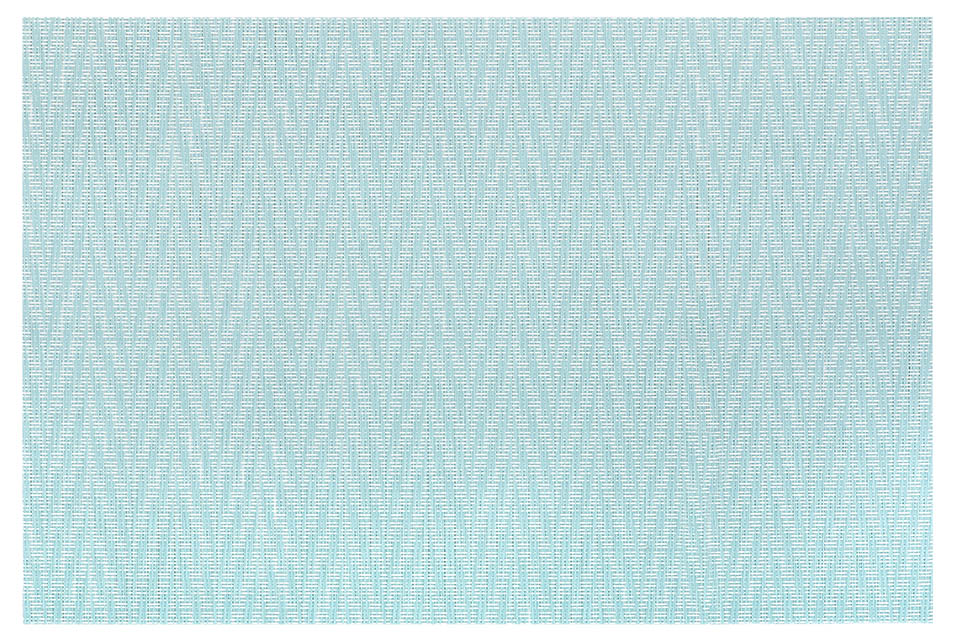 Placemat Chevron 30 x 45 cm blauw