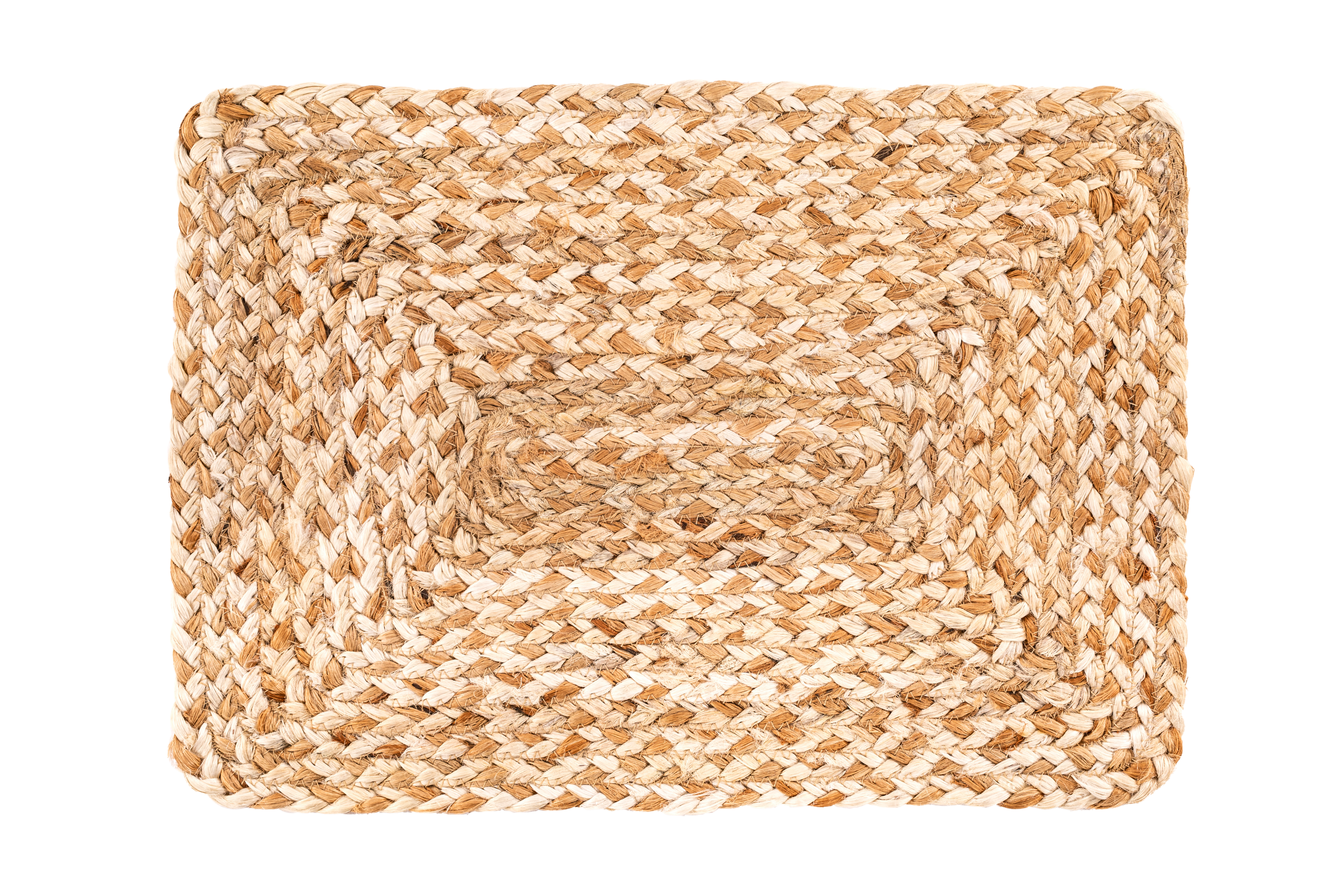 Placemat jute golden bleach rectangulair 33x45cm