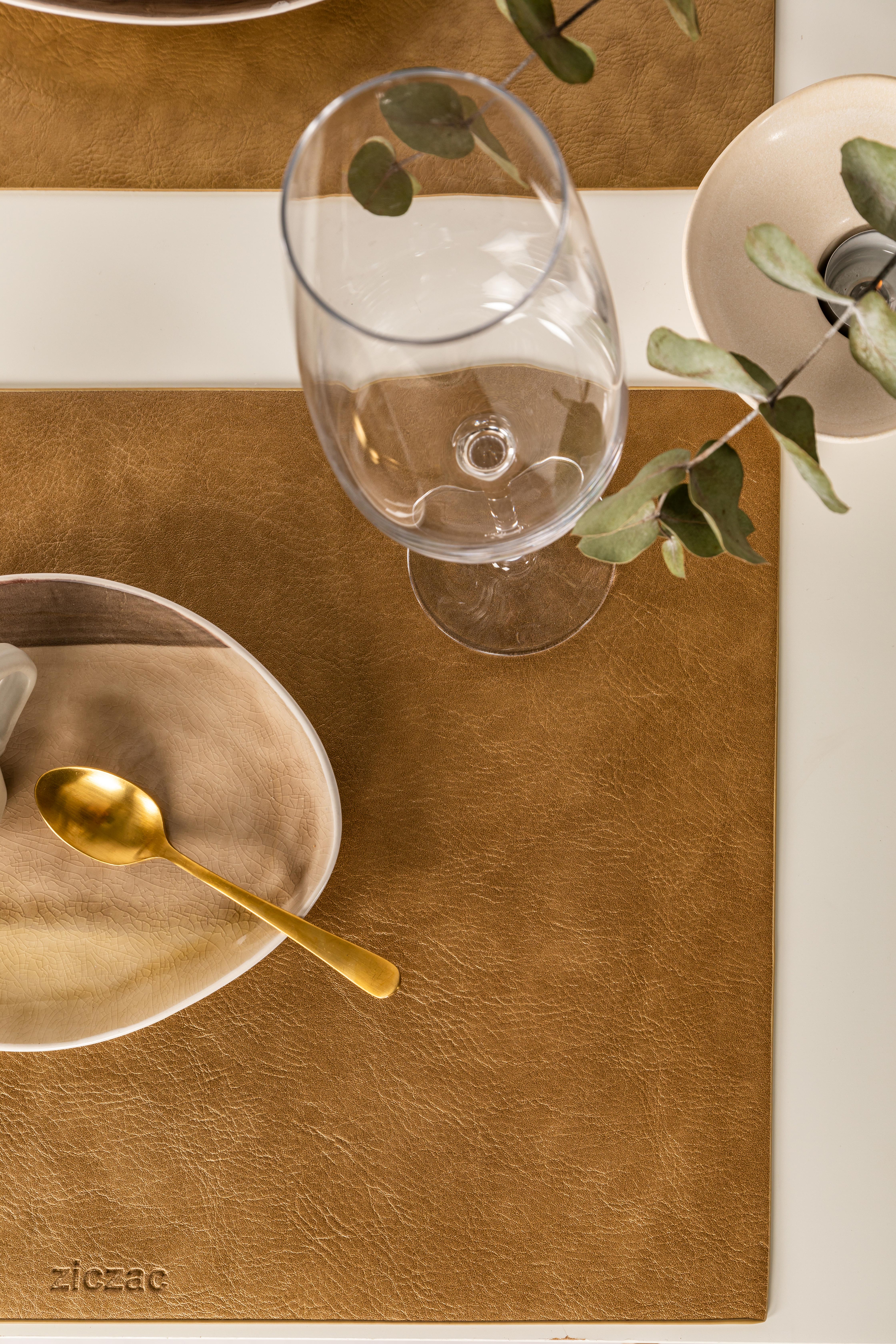 Placemat TROJA, 33x45cm, gold