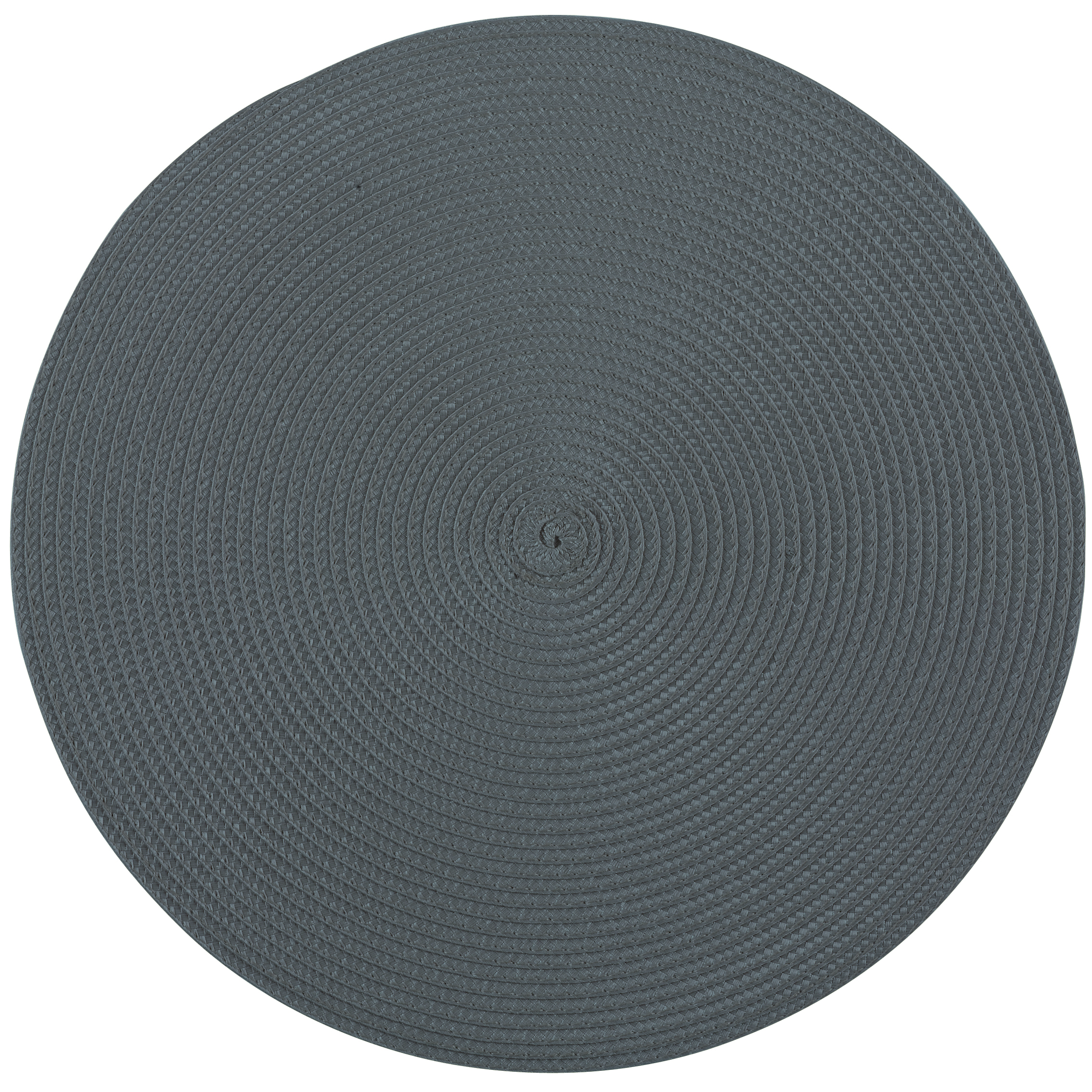 Placemat rond PP, dark grey,  33 cm