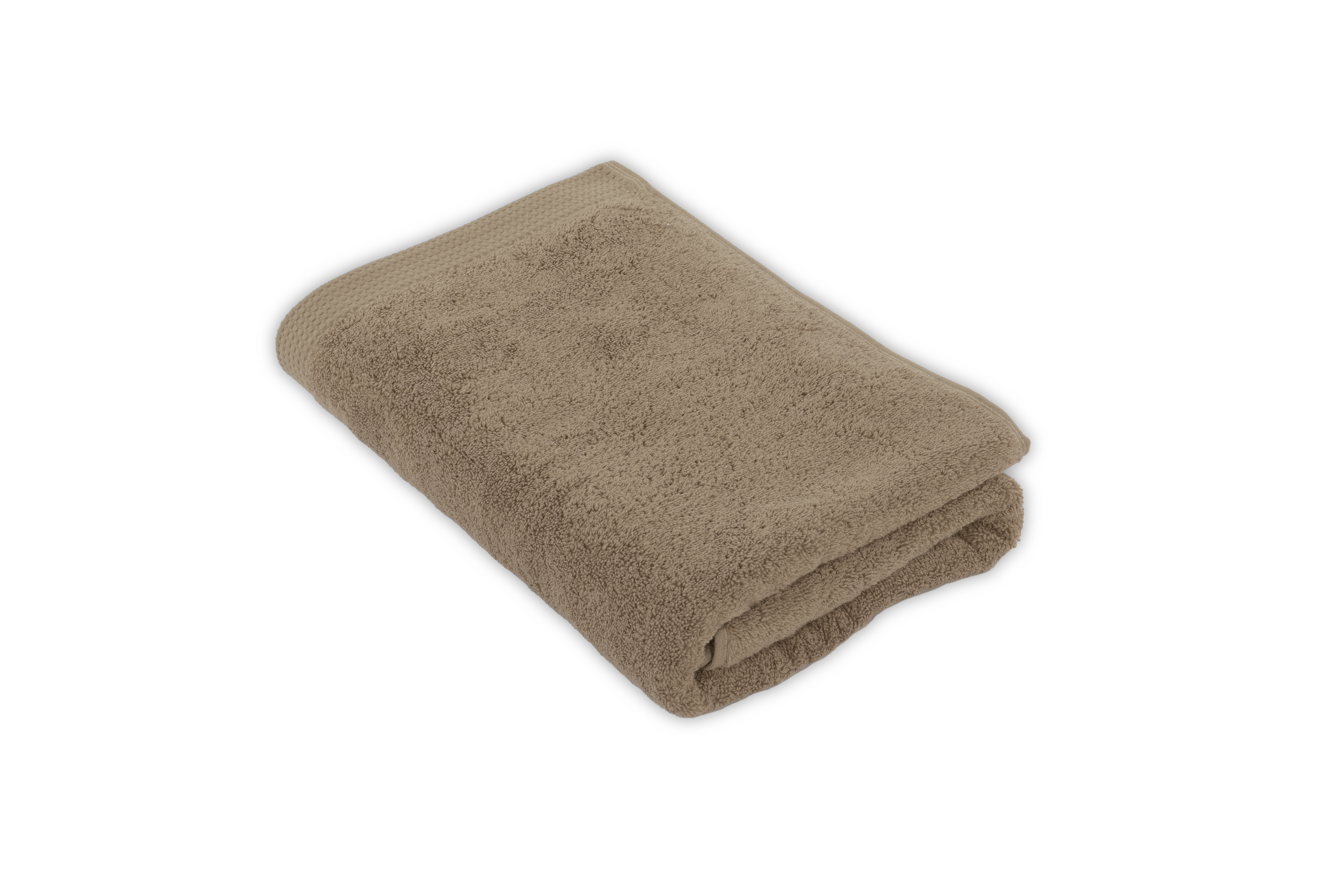 Bath sheet DELUX 70x140cm, dark taupe