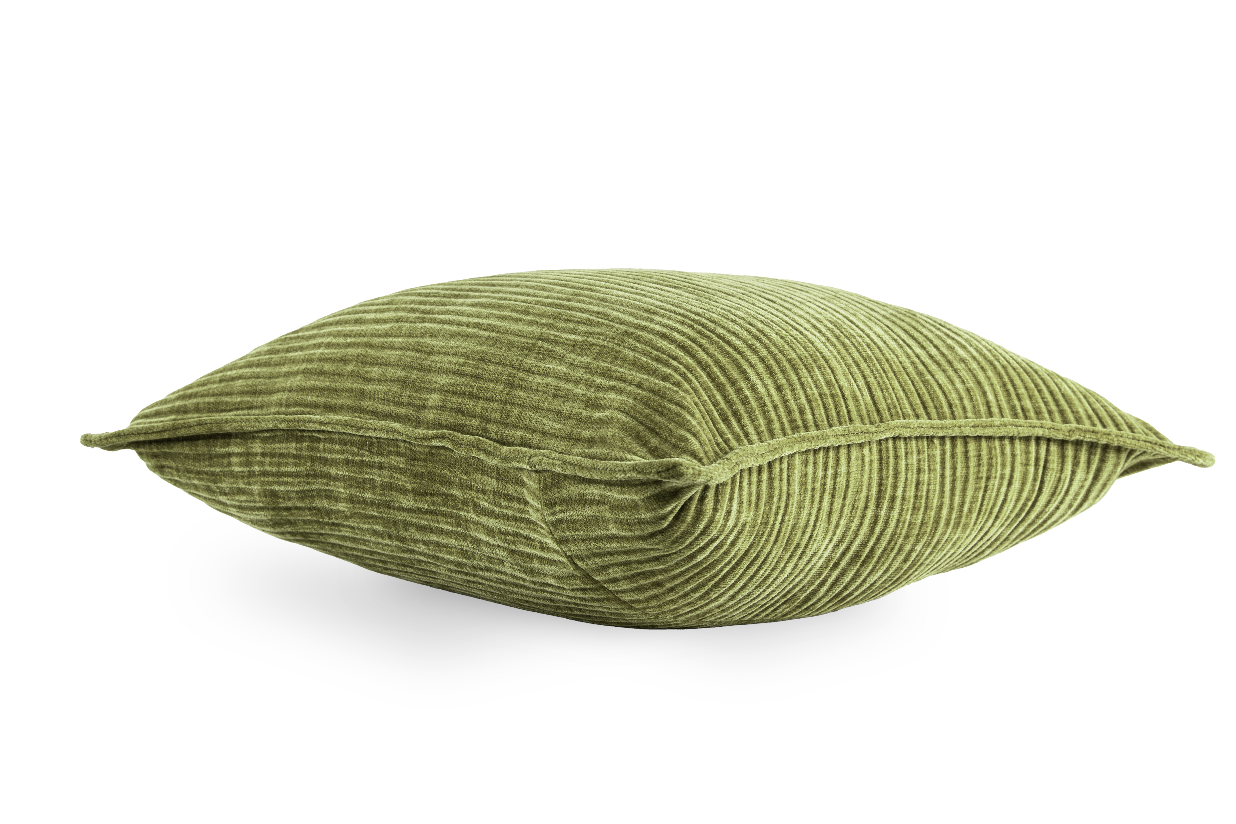 Cushion (filled) JULIETTE - 45x45 cm, cognac, green