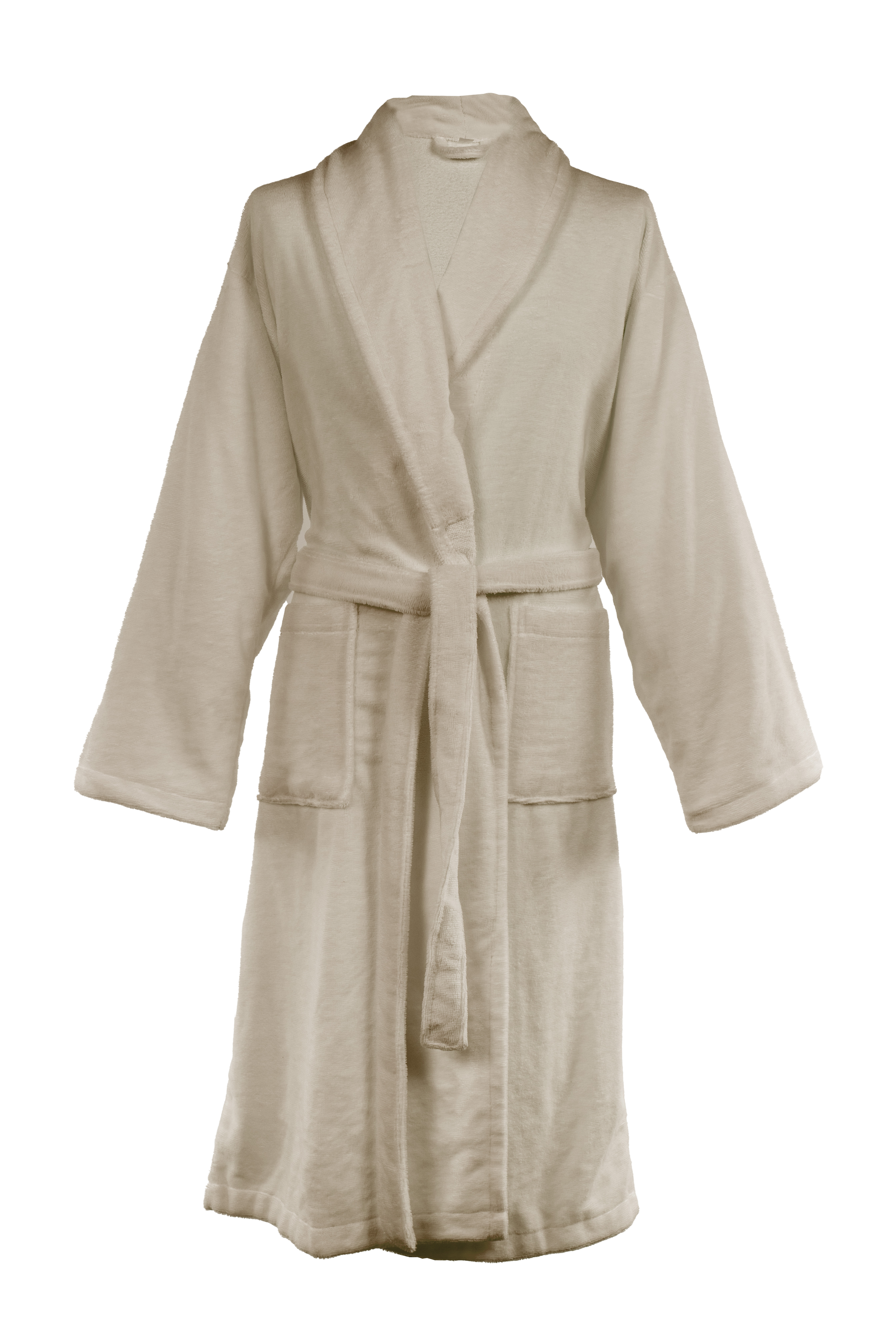 Bathrobe TRIGA - S/M - unisex, sand