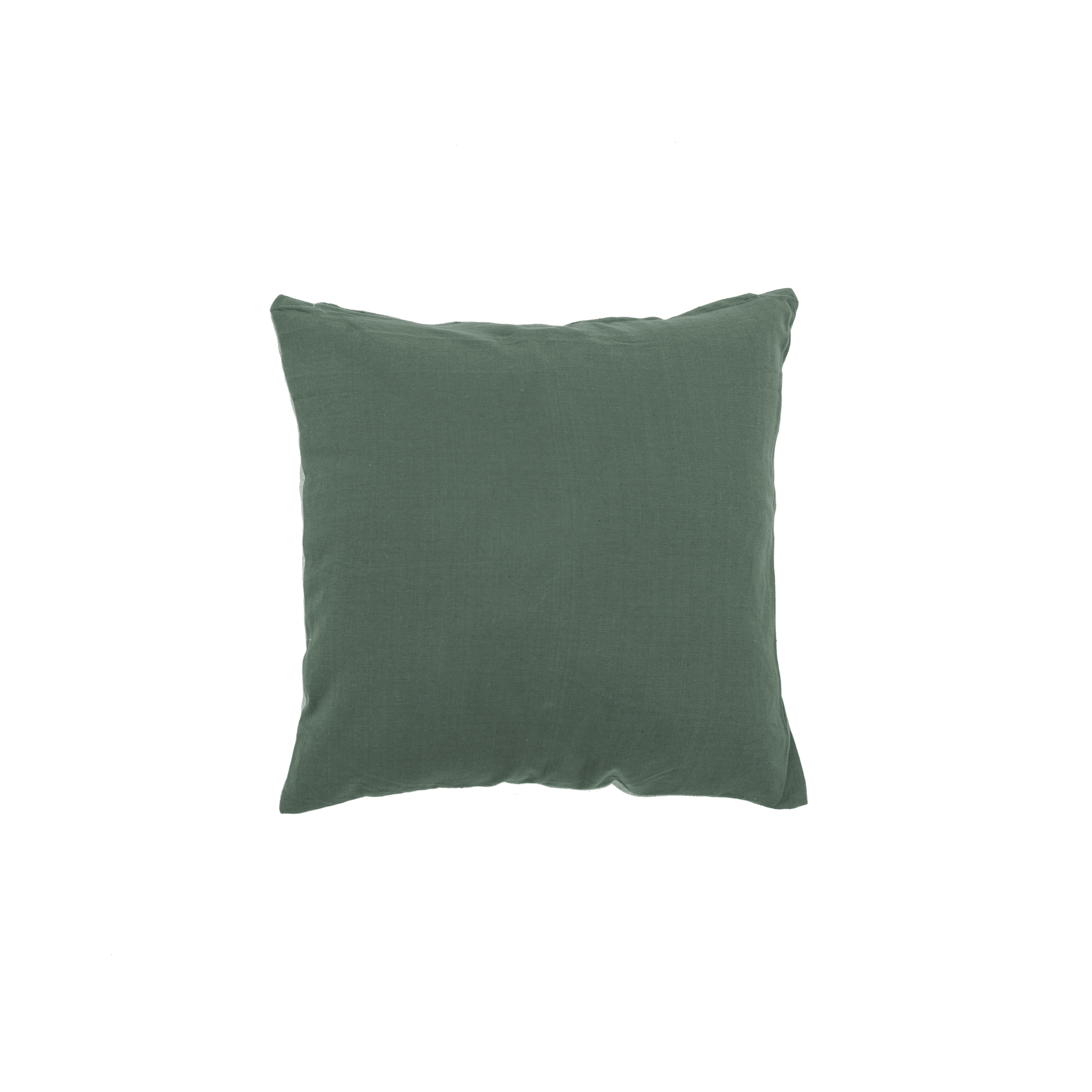 Cushion (filled) CHAMBRAY - 60x60cm, green