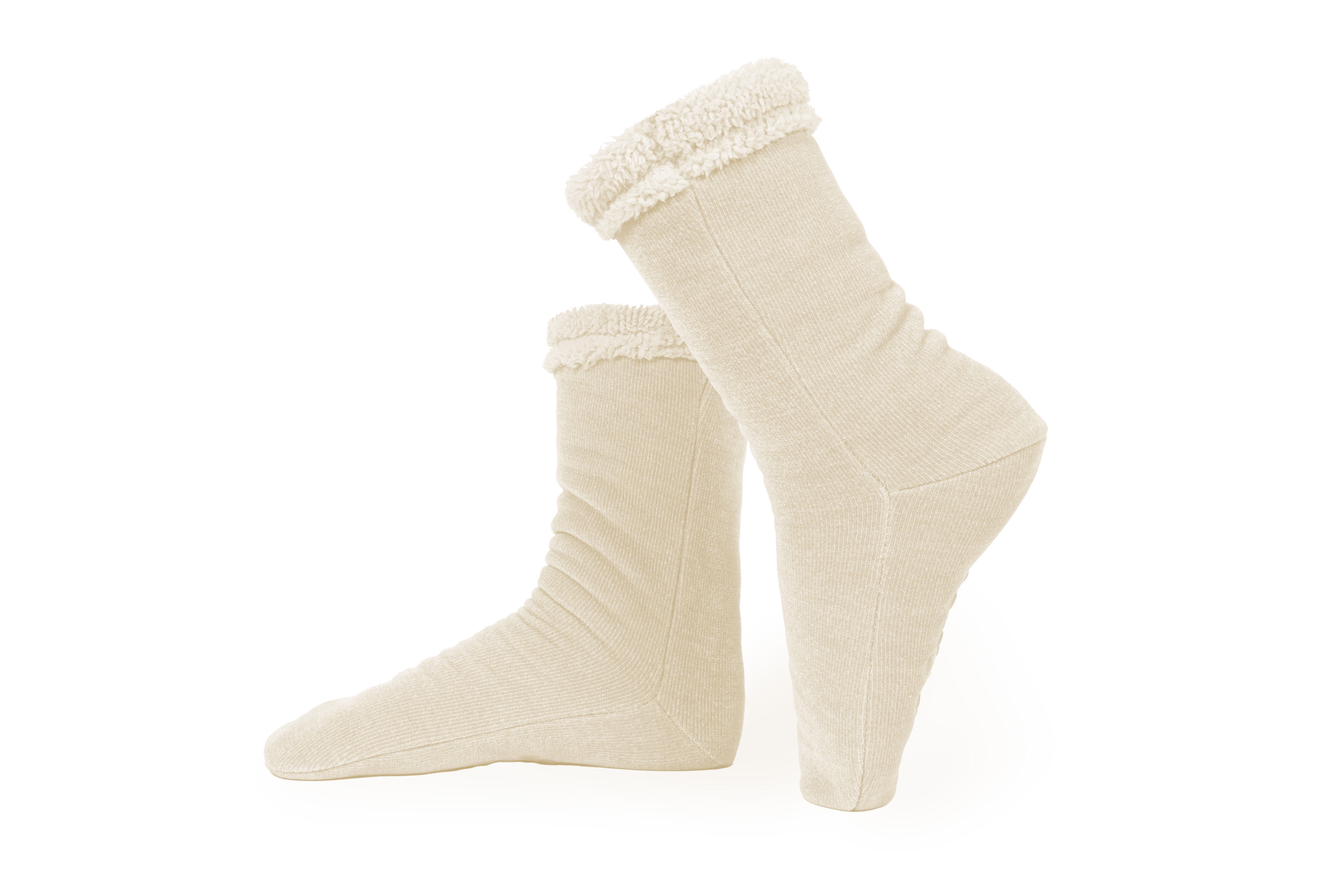 Socks ROCHER - 1 pair - 11x43 cm, ivory