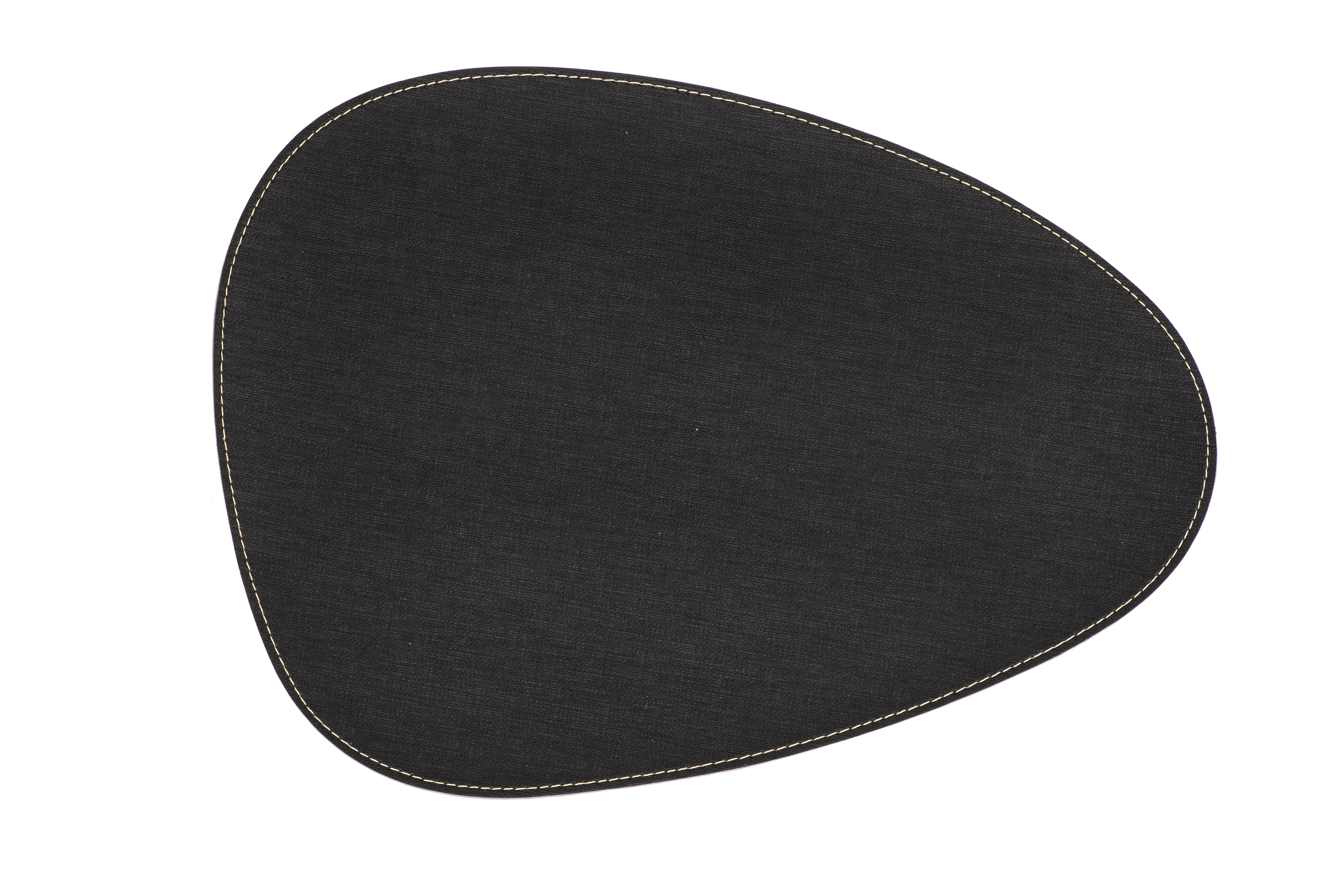 Tivoli placemat stone Rafia, 32x42 cm, black