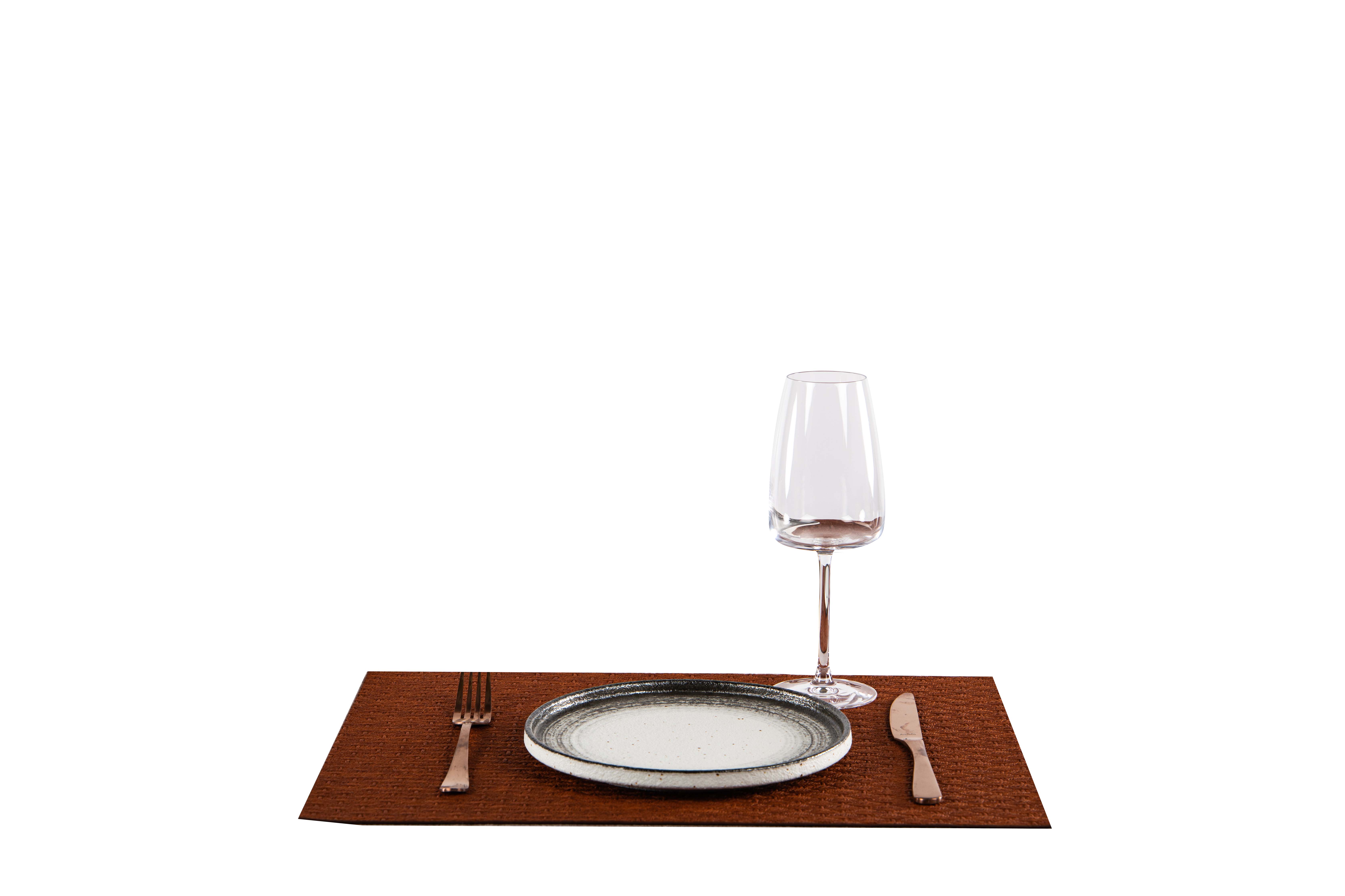 Placemat ARBIN - Leather look imitation- 45x33cm, brown