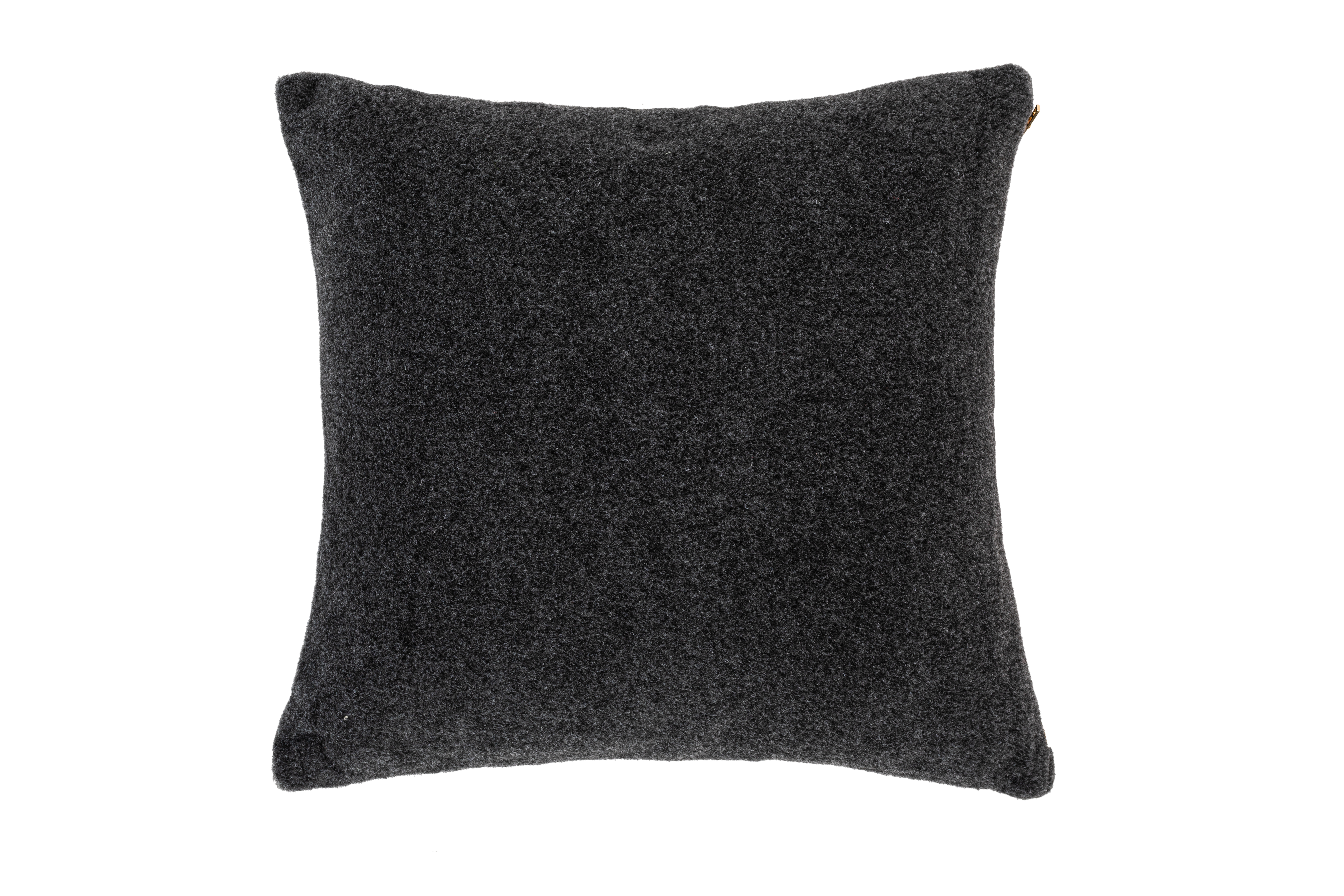 Cushion (filled) ZENIA 45X45CM, grey/black