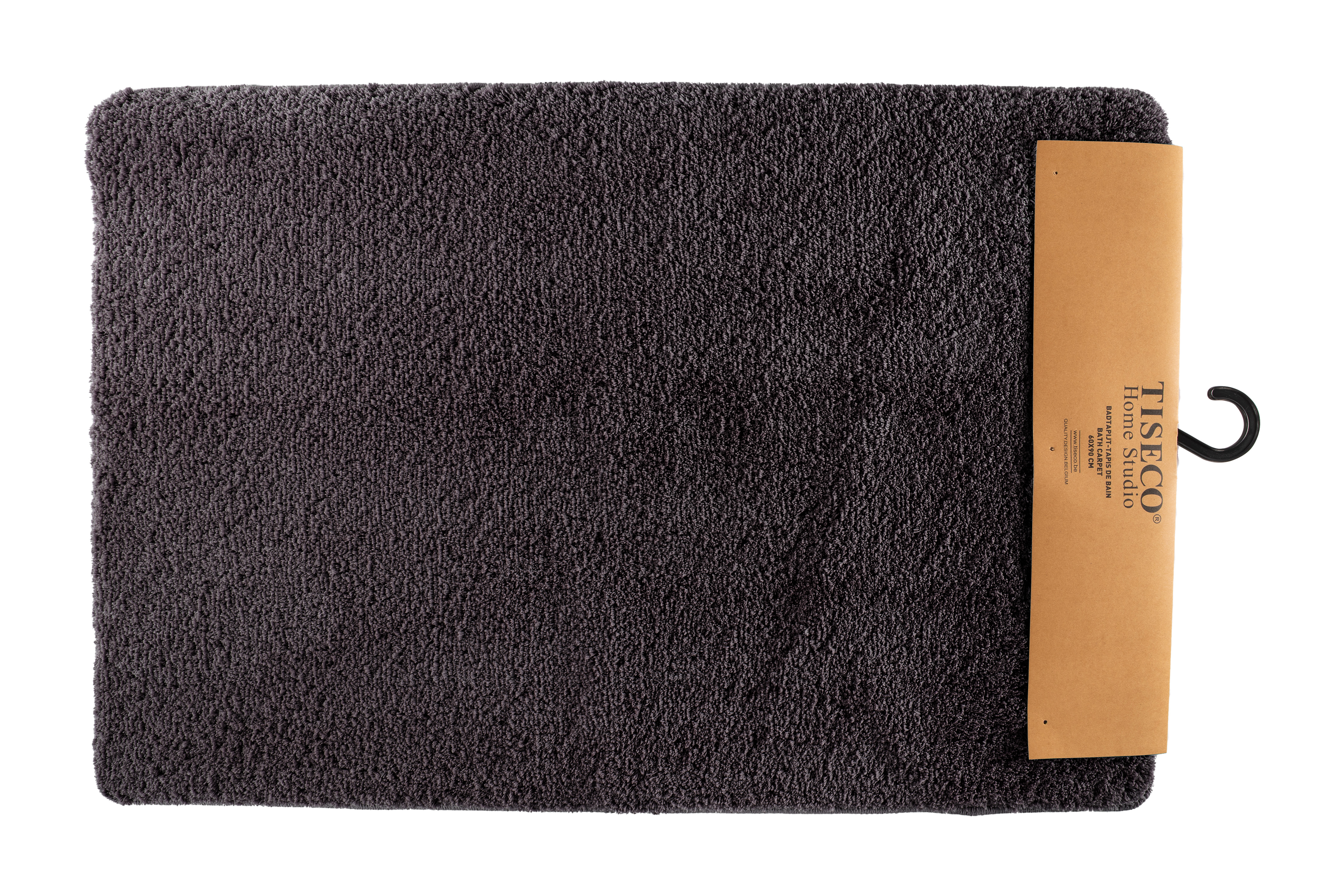 Tapis de bain MAURO - antidérapant - 60x90 cm, gris