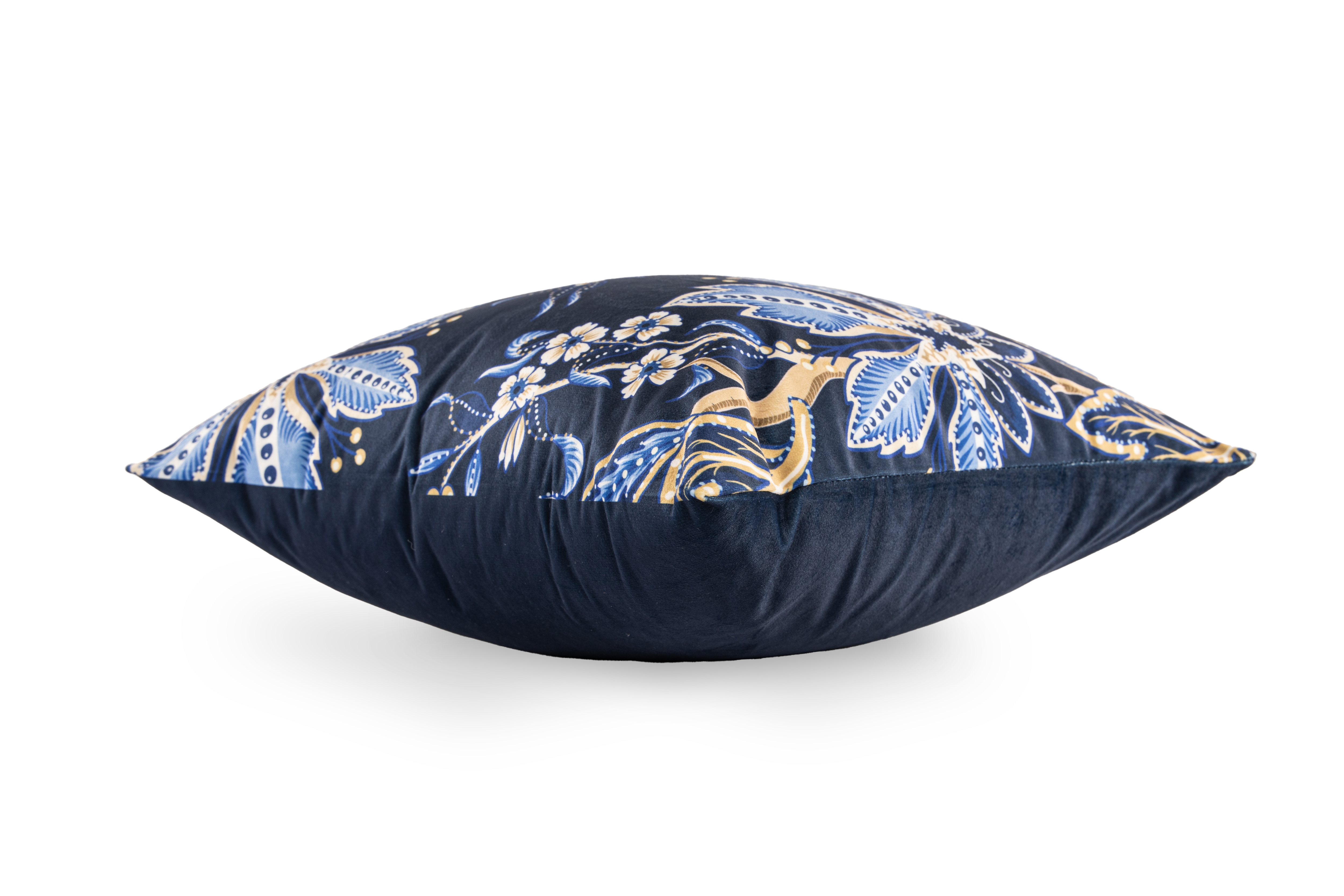 Coussin (rempli) 43x43 cm, Blue flowers - 01