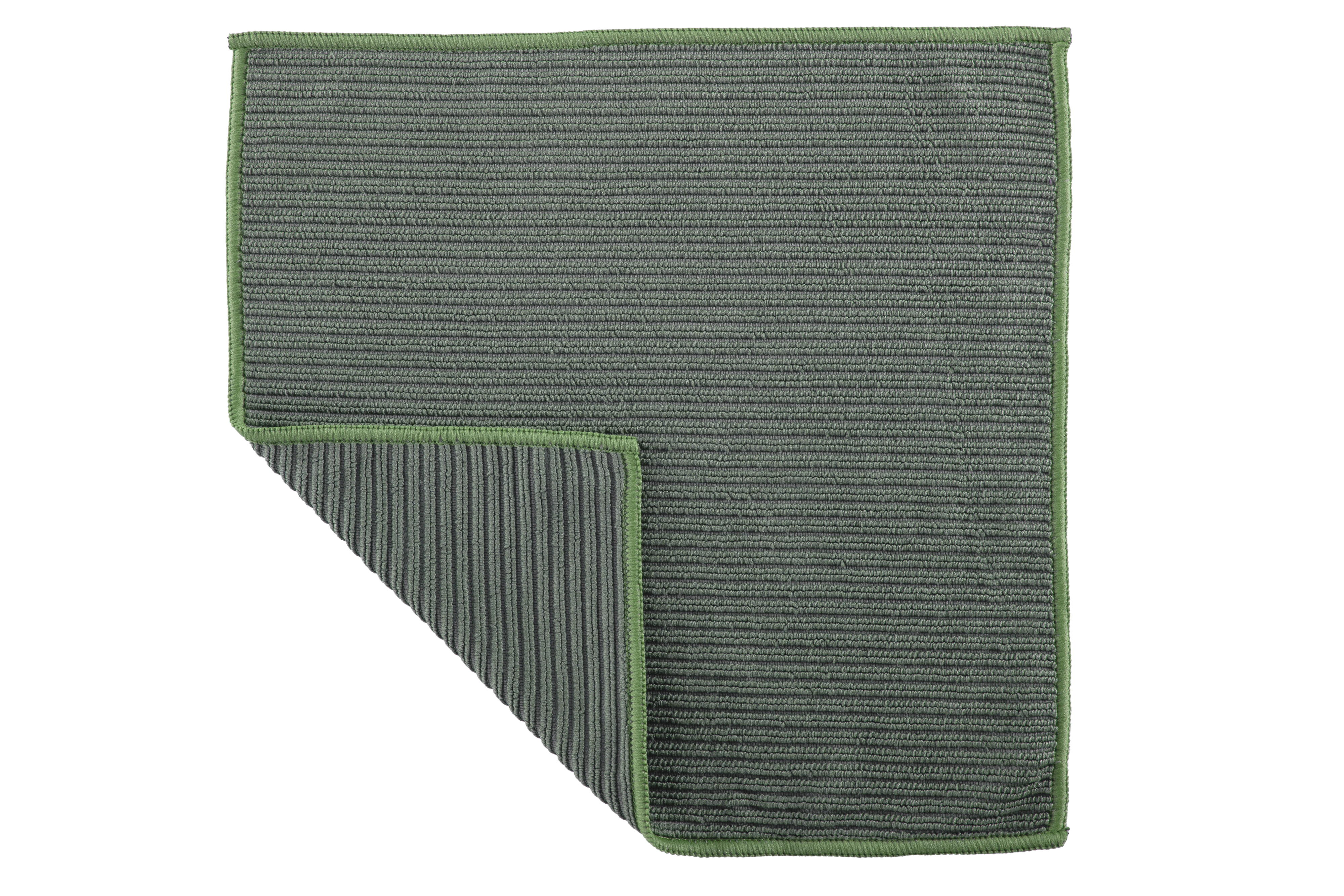 Vaatdoek RIB - SET/2 - microvezel - 30x30 cm, green stone