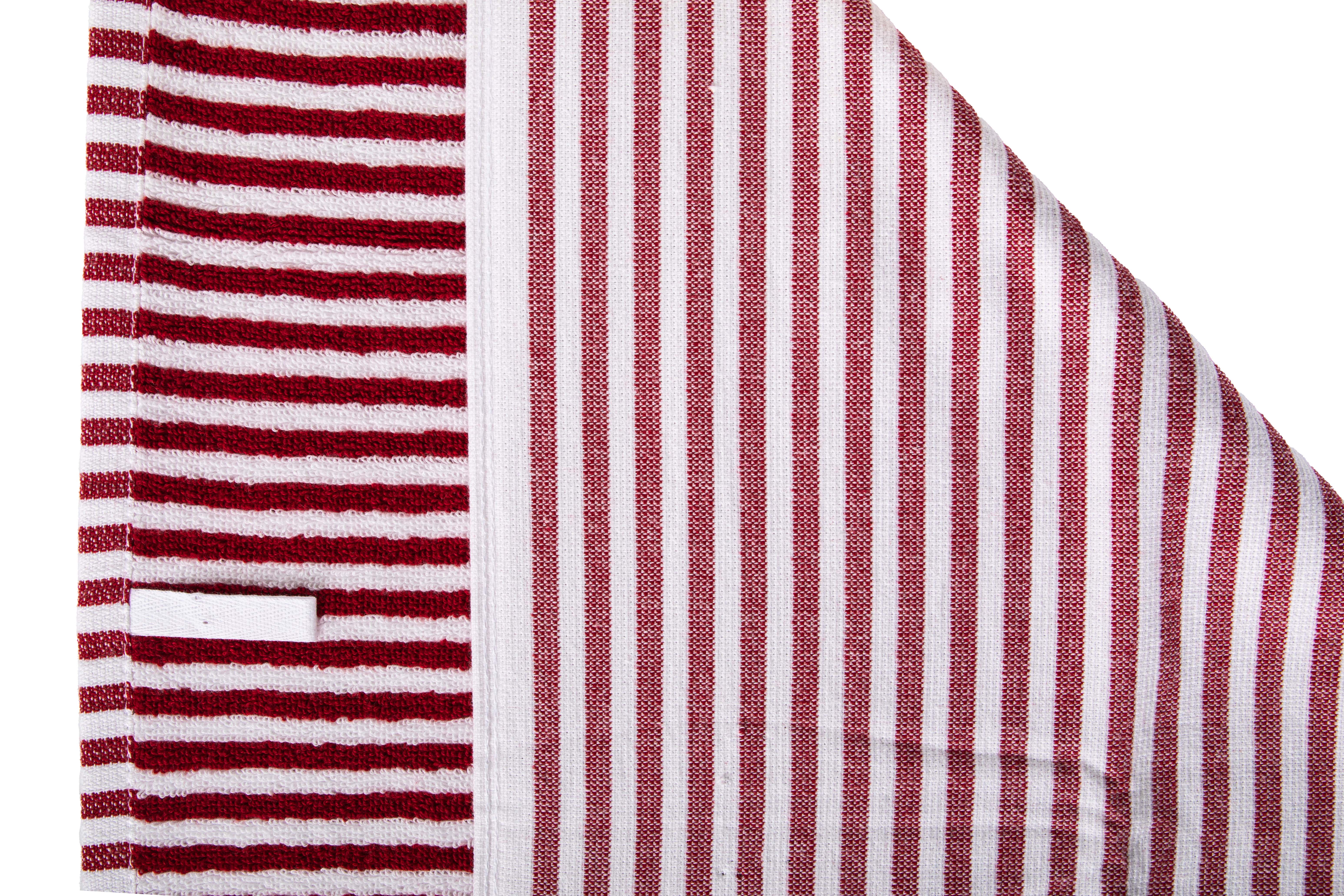 Torchons Culinary Duo Stripe 50x76 rouge, set3