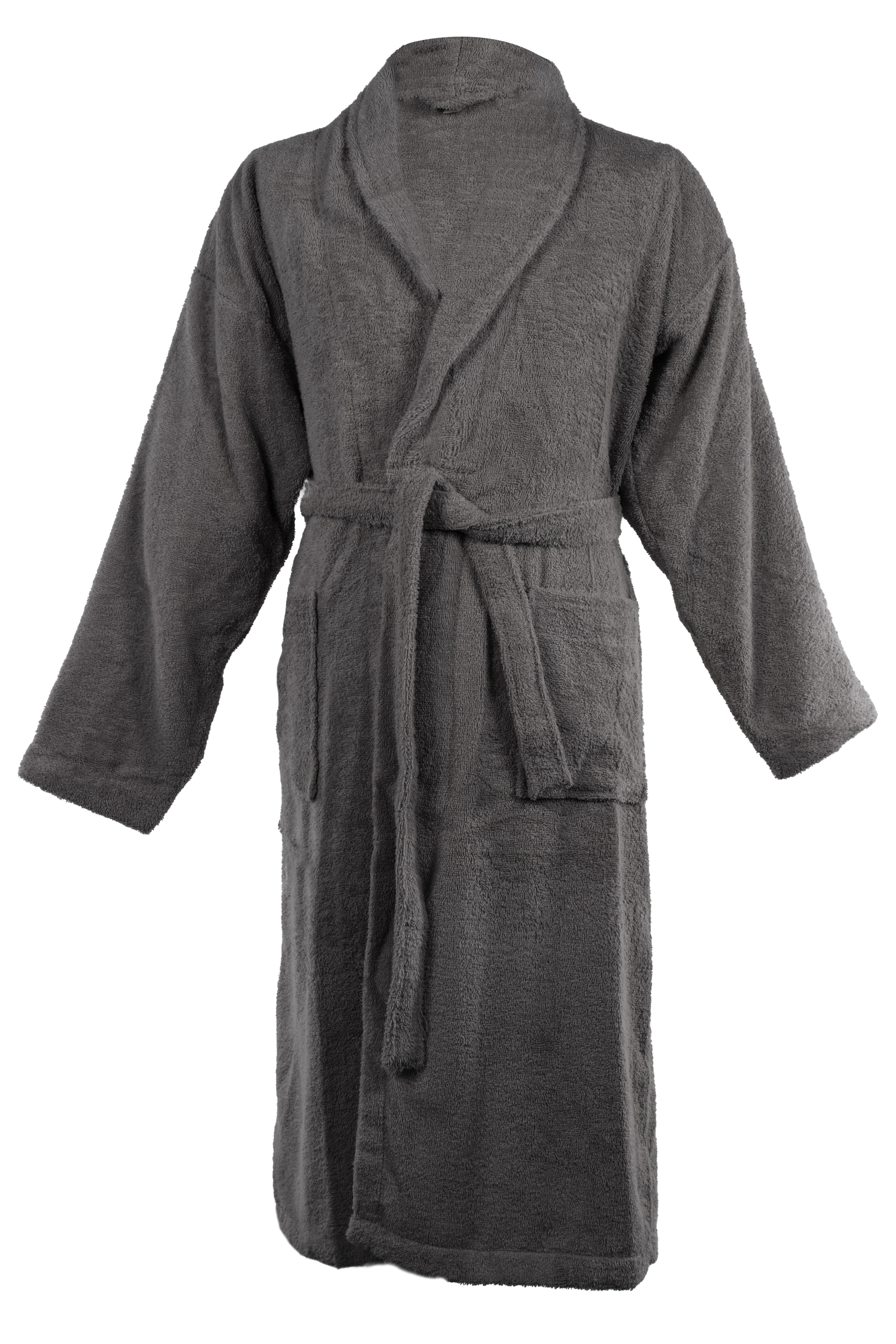 Bathrobe LINDU XXL - dark grey