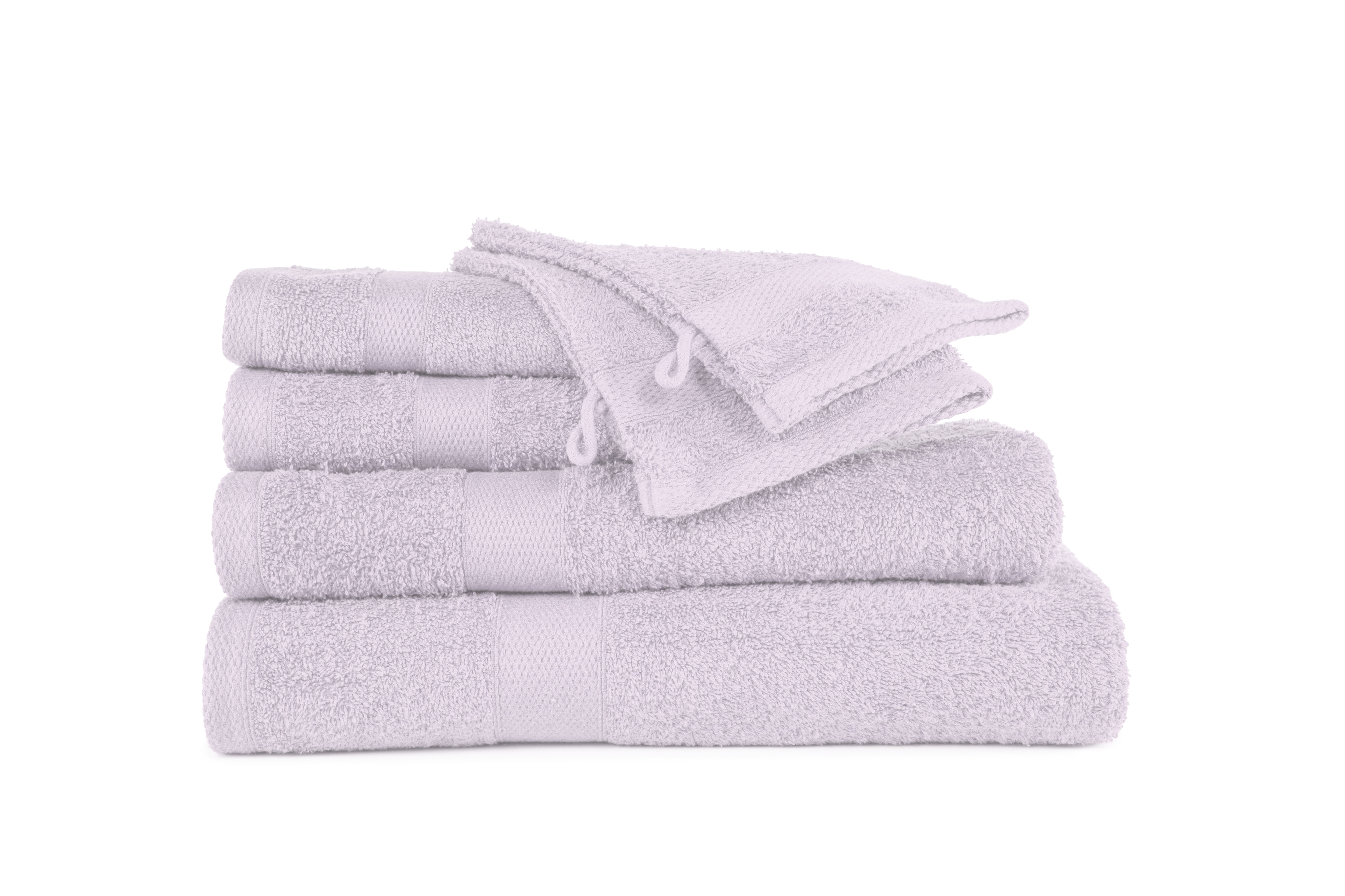 Washing glove 15x21cm, lilac - set2