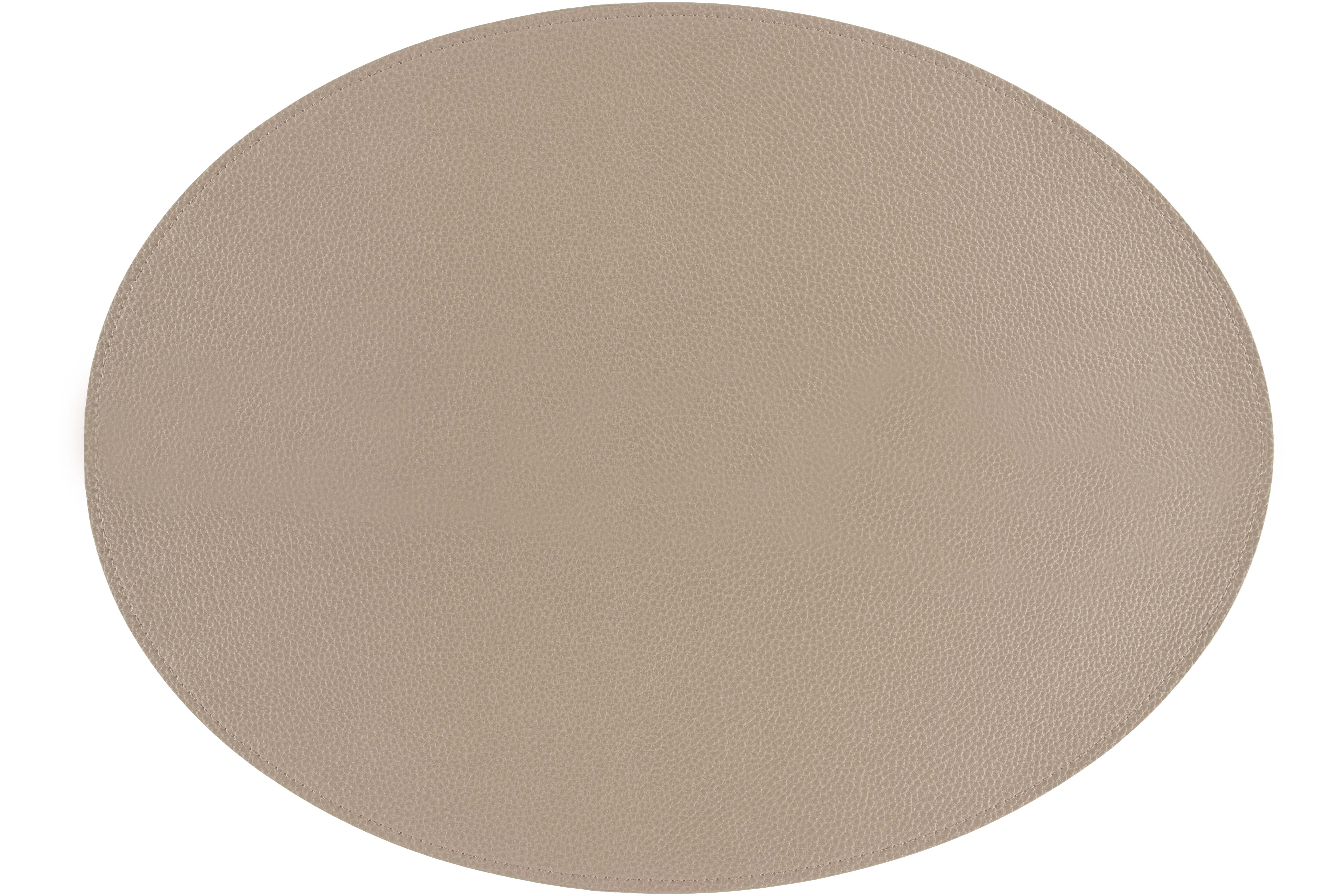Placemat ovaal Trudo, 33x45cm, sand
